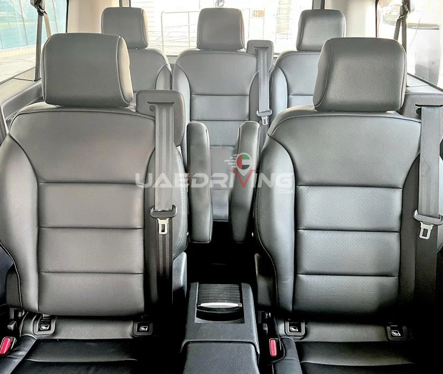Image of Citroen Spacetourer interior showcasing luxurious leather seats and advanced features